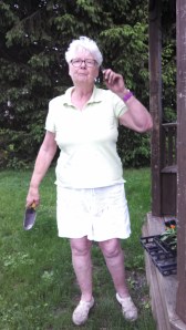 Penny adding some final touches