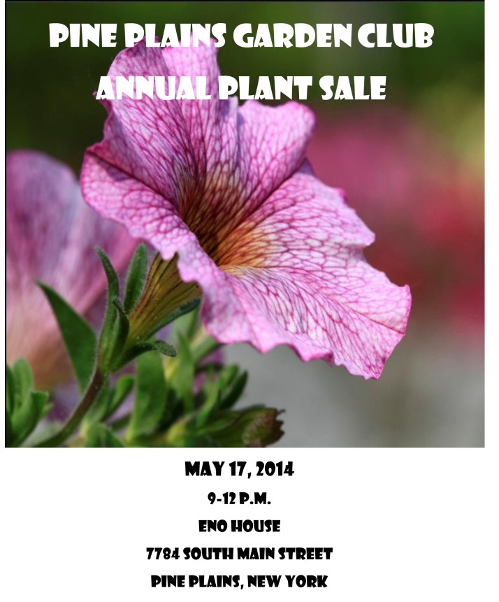 Plant Sale Poster 2014